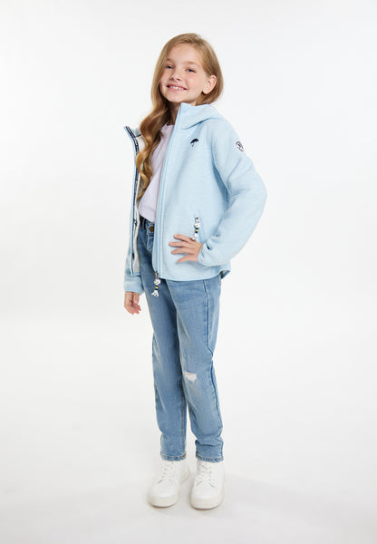 Schmuddelwedda girl's knitted fleece blouson jacket with teddy lining