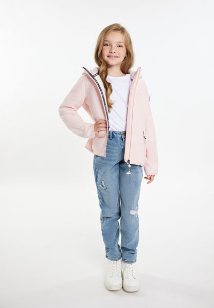Schmuddelwedda girl's knitted fleece blouson jacket with teddy lining