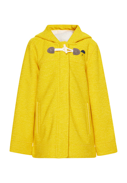 Schmuddelwedda girl's knitted fleece uffle coat