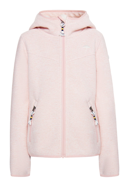 Schmuddelwedda girl's knitted fleece blouson jacket with teddy lining