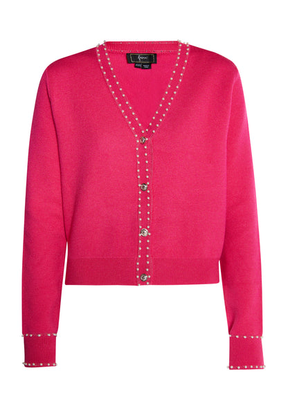 faina women's cardigan with pearl