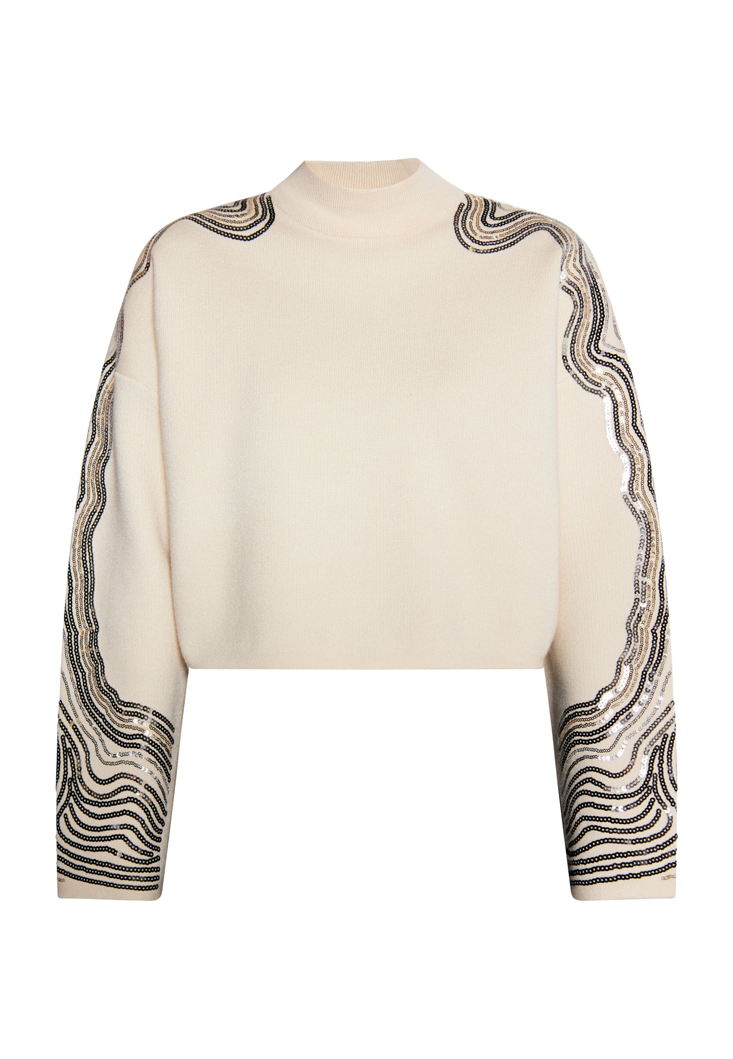 faina women's knitted sweater with sequin