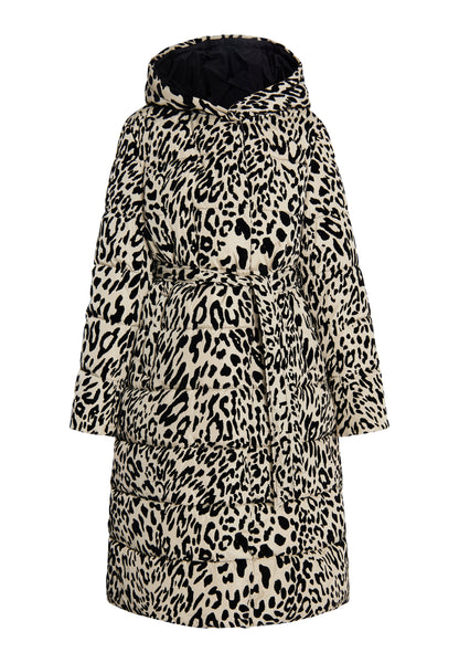 faina women's long quilted coat