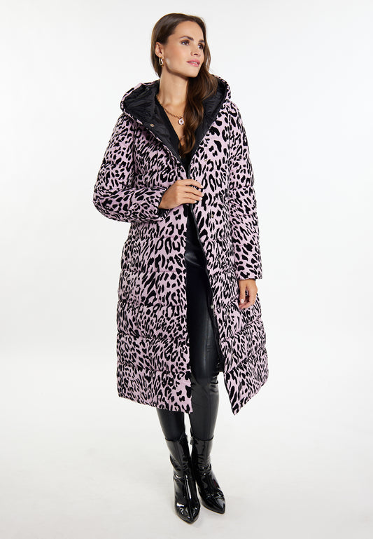 faina women's long quilted coat