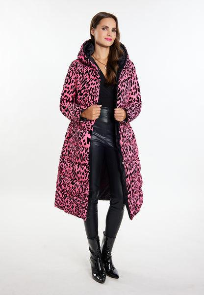 faina women's long quilted coat