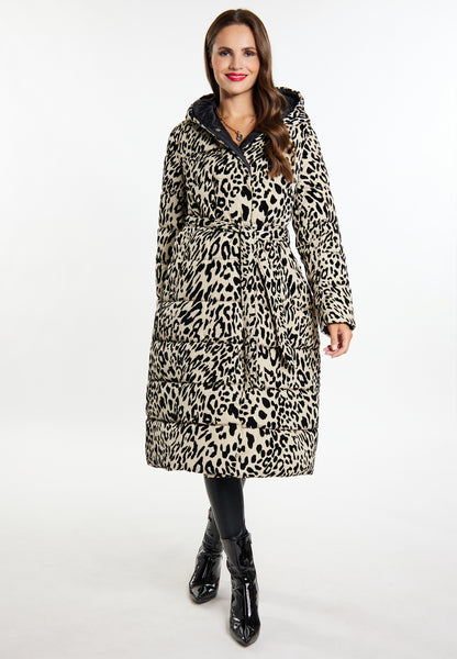 faina women's long quilted coat