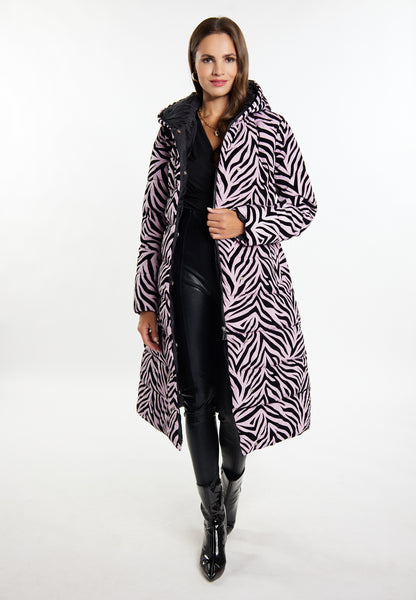 faina women's long quilted coat