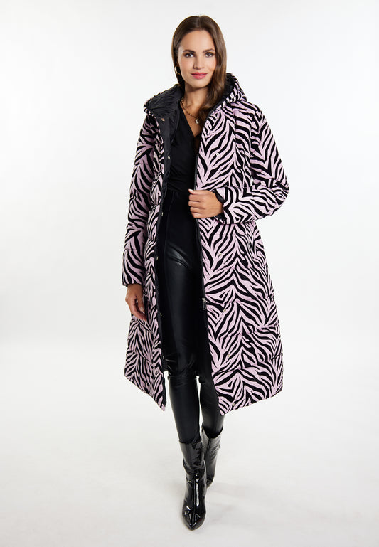 faina women's long quilted coat
