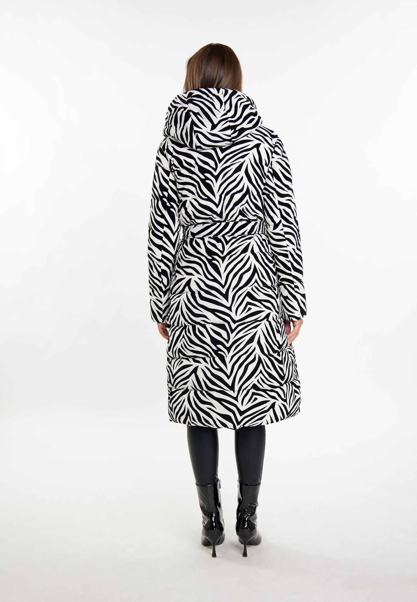 faina women's long quilted coat
