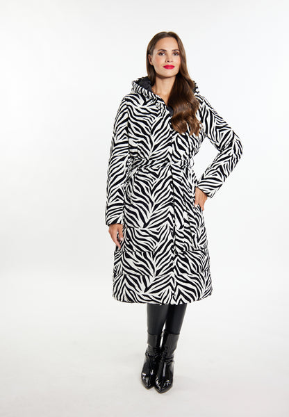 faina women's long quilted coat