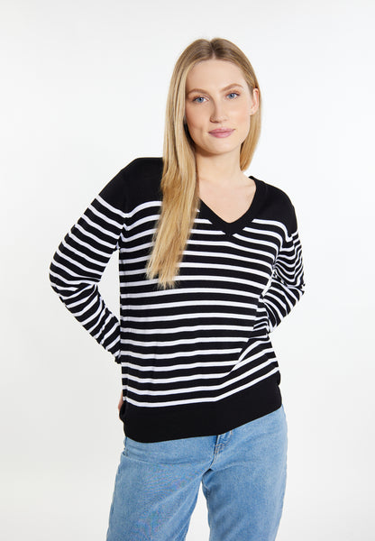 DreiMaster Maritim women's knitted sweater + shopping bag set