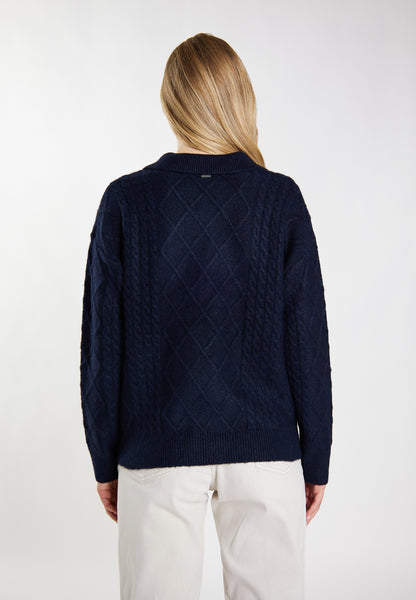 DreiMaster Vintage damski sweter dzianinowy