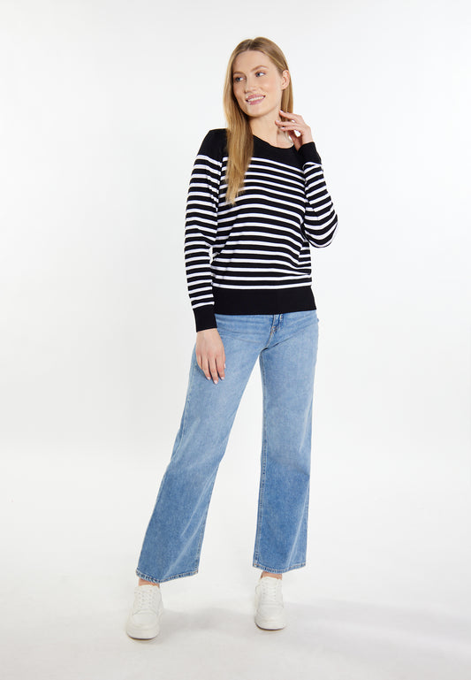 DreiMaster Maritim women's knitted sweater + shopping bag set