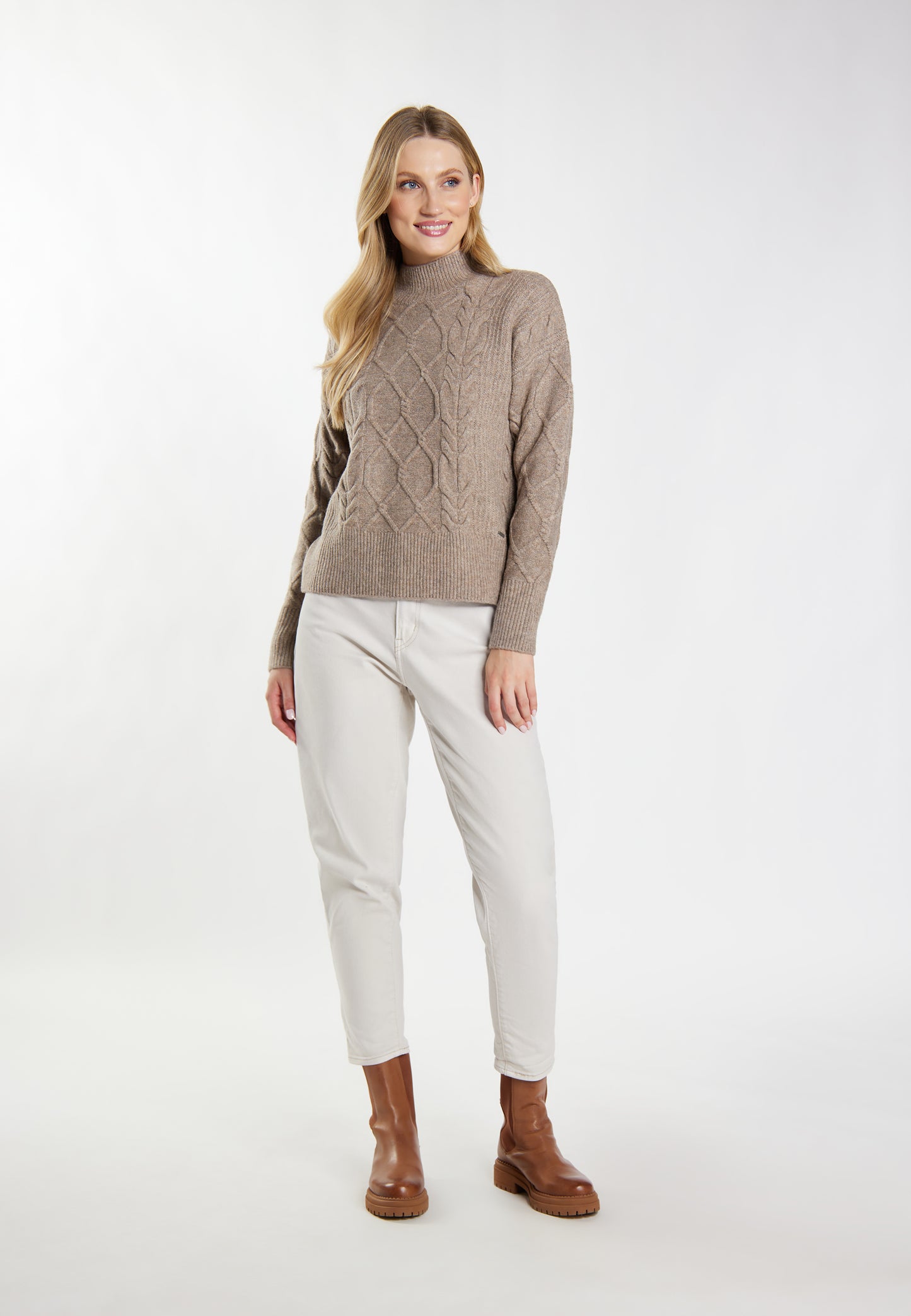 DreiMaster Vintage damski sweter z dzianiny