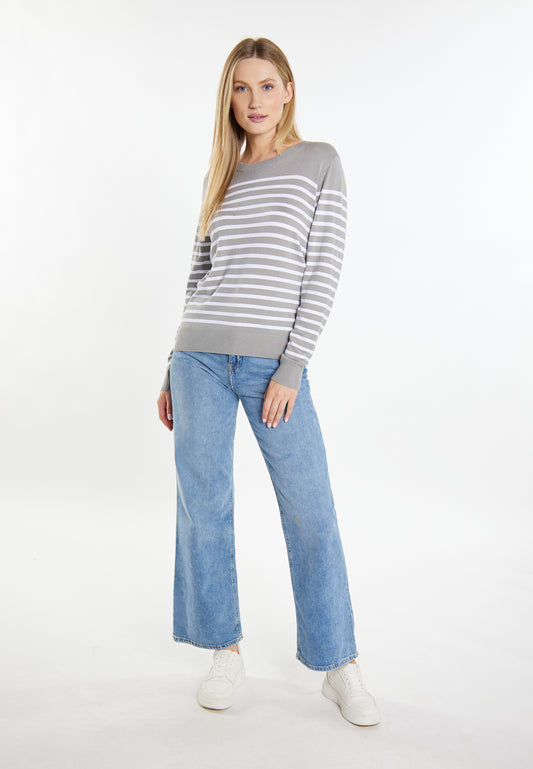 DreiMaster Maritim women's knitted sweater + shopping bag set