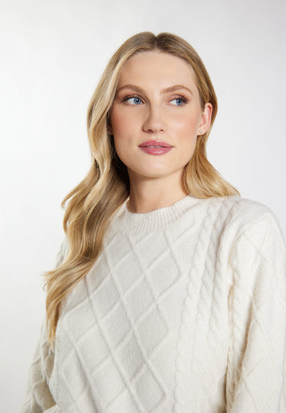 DreiMaster Vintage damski sweter dzianinowy