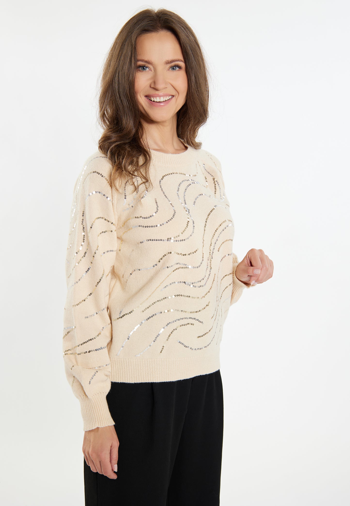 usha BLACK LABEL women's knit sweater