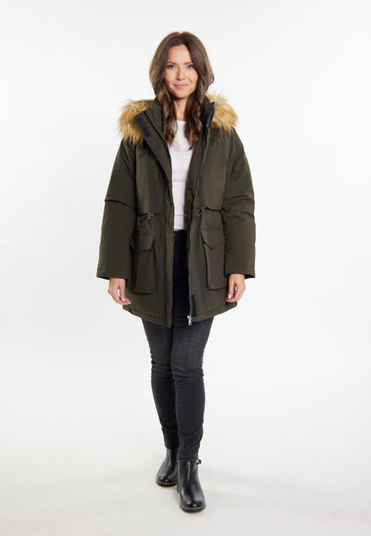 usha women's padded parka