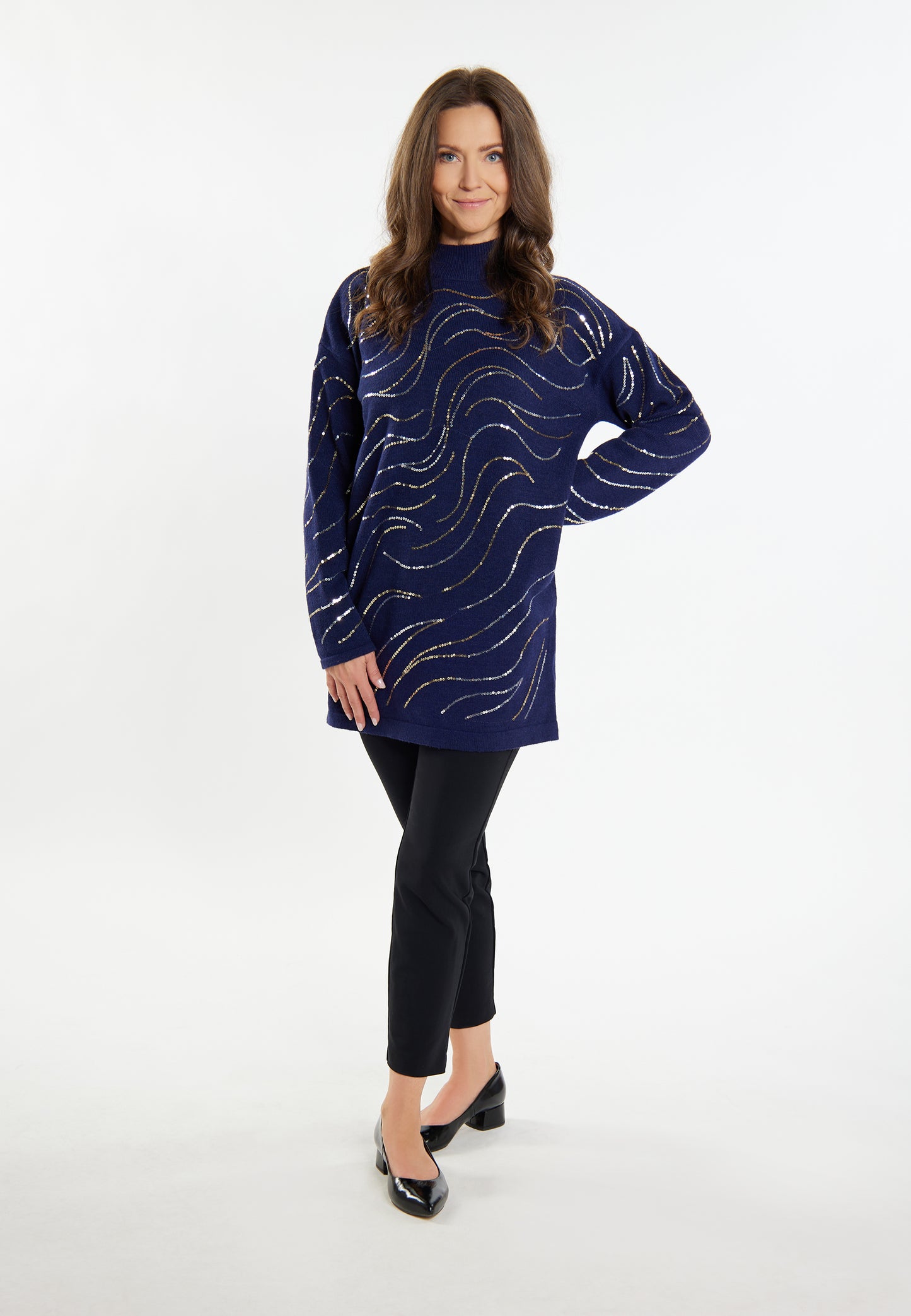 usha BLACK LABEL women's knit sweater
