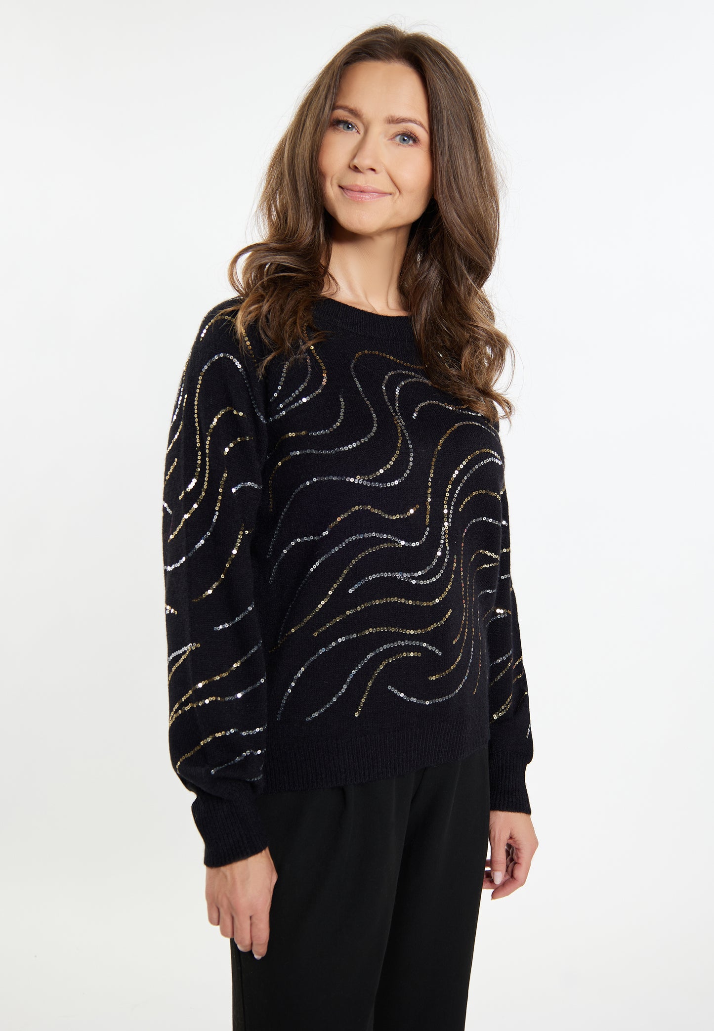 usha BLACK LABEL women's knit sweater
