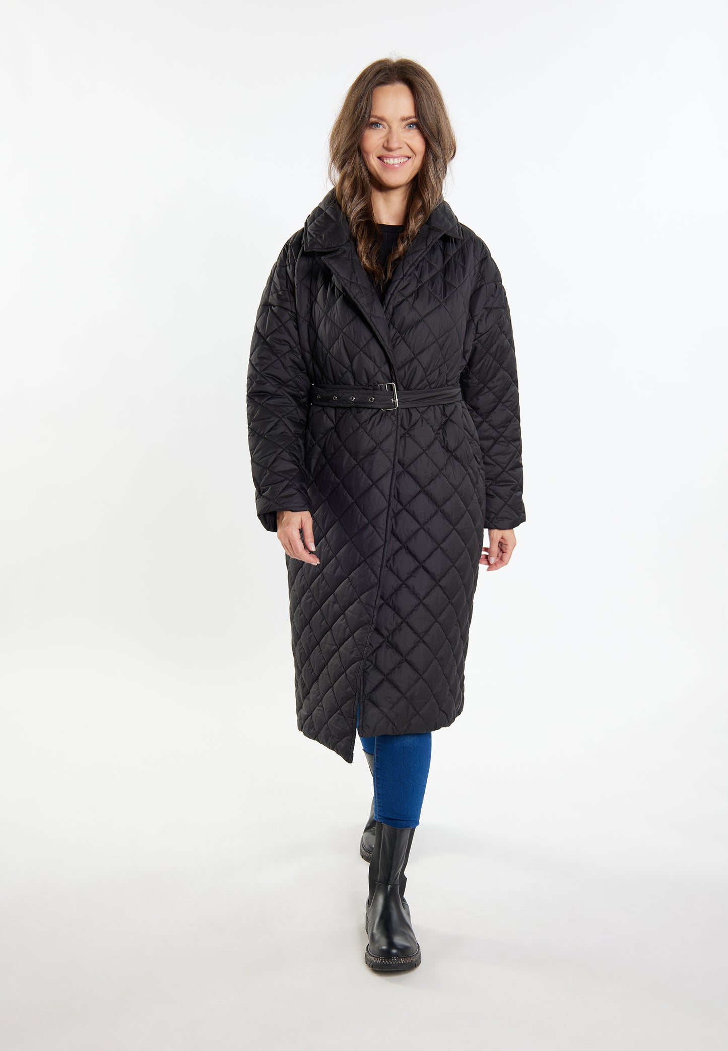 usha women's quilted coat