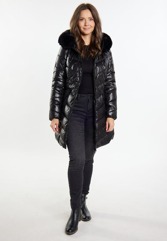 usha women's quilted coat