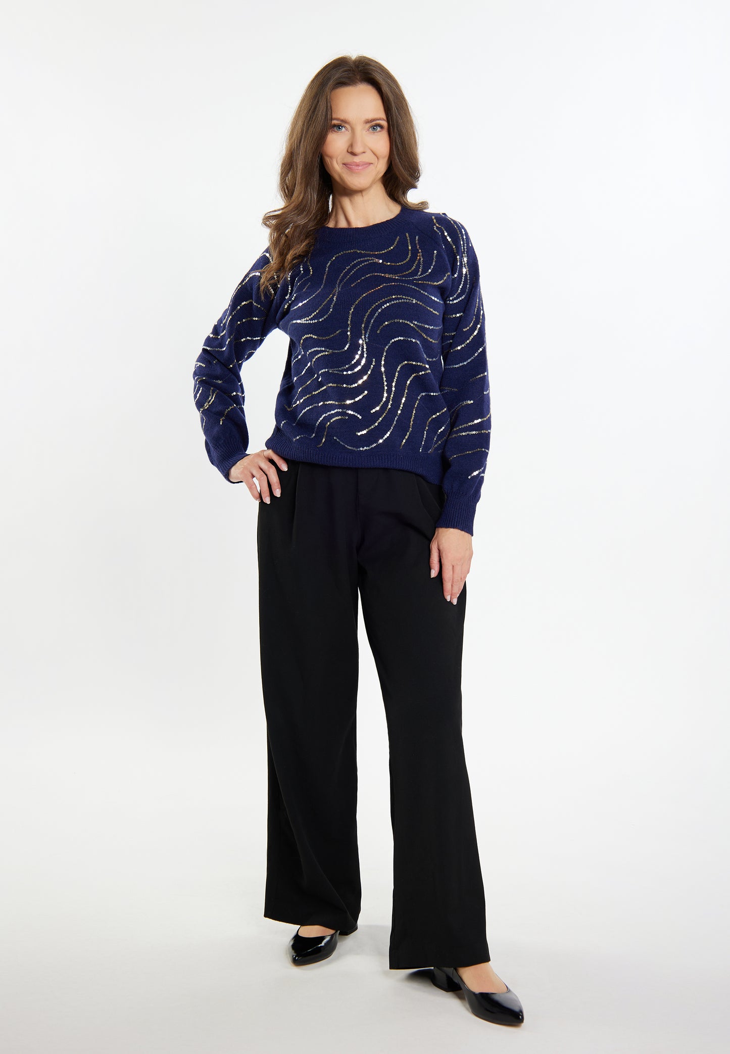 usha BLACK LABEL women's knit sweater