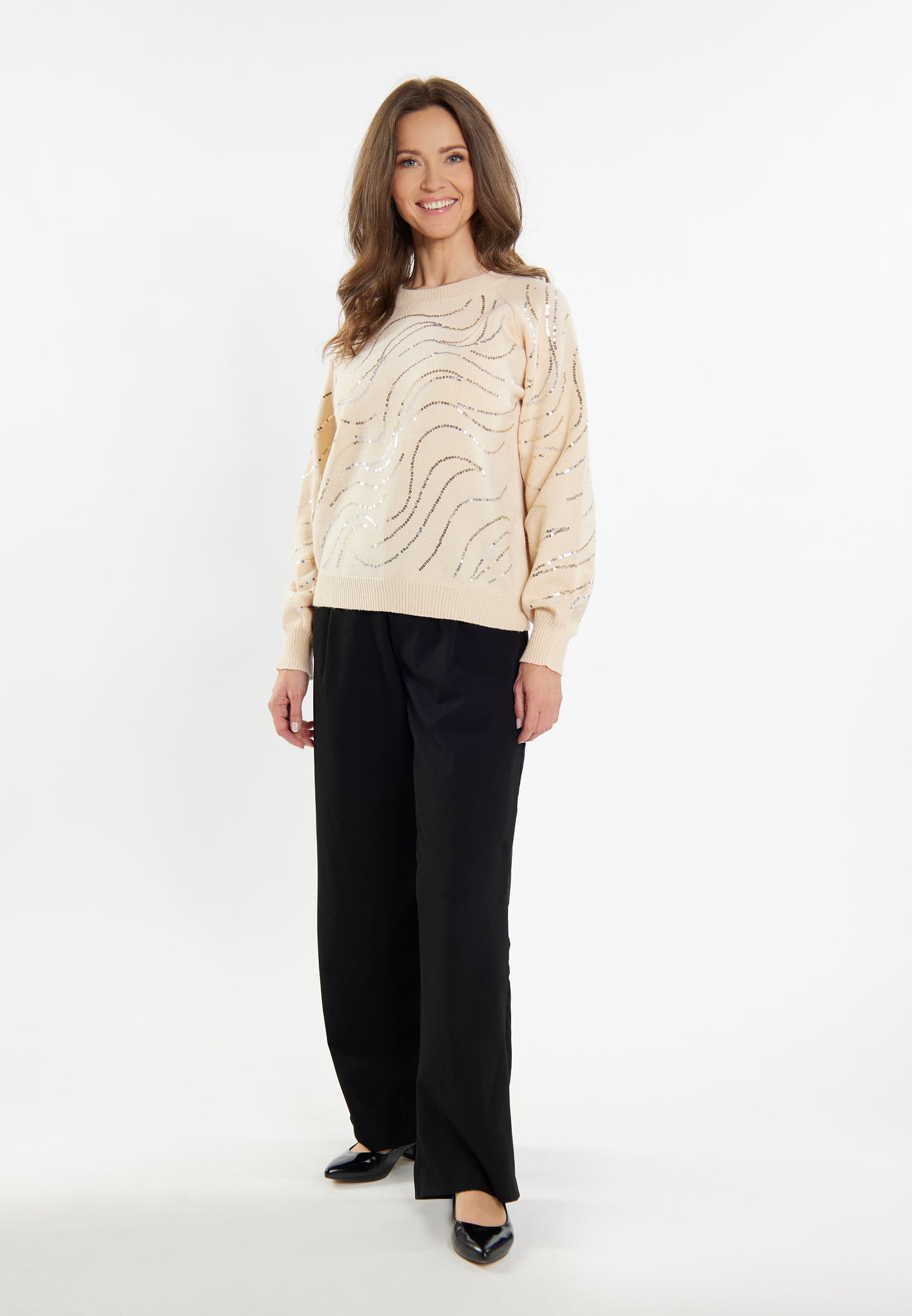 usha BLACK LABEL women's knit sweater