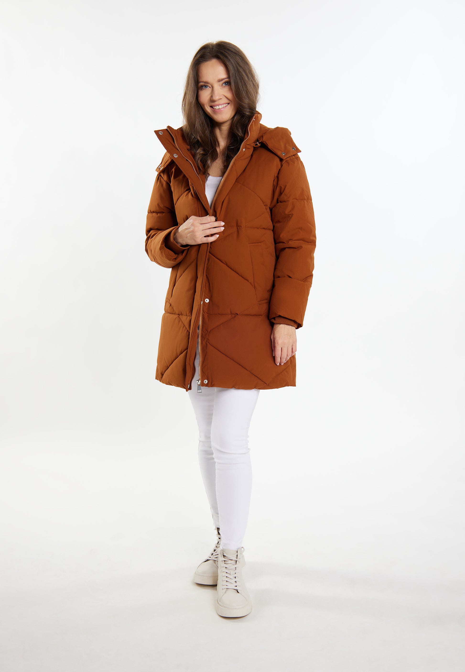 usha WHITE LABEL women's quilted coat