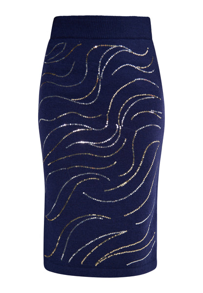 usha BLACK LABEL women's midi skirt