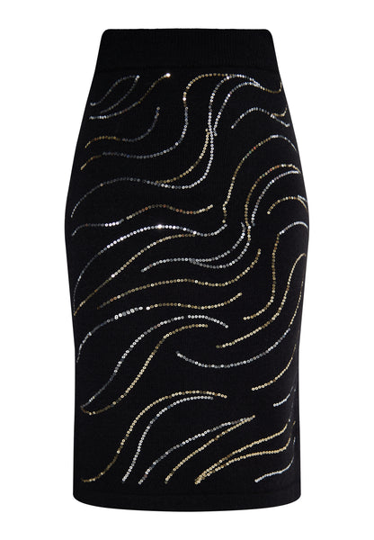 usha BLACK LABEL women's midi skirt