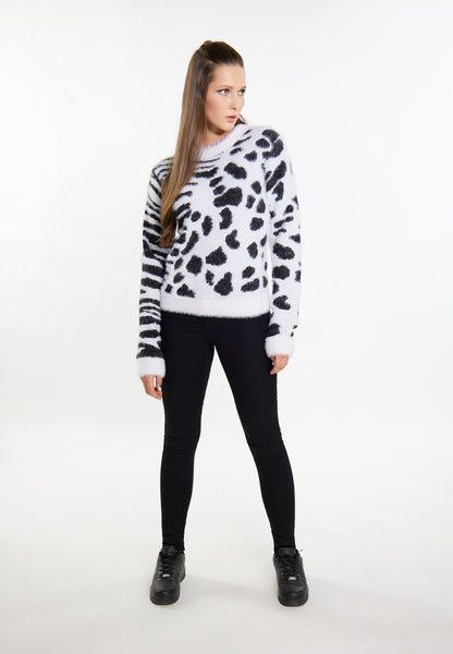 myMo ROCKS damski sweter z dzianiny