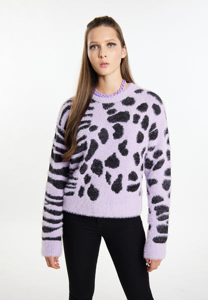 myMo ROCKS damski sweter z dzianiny