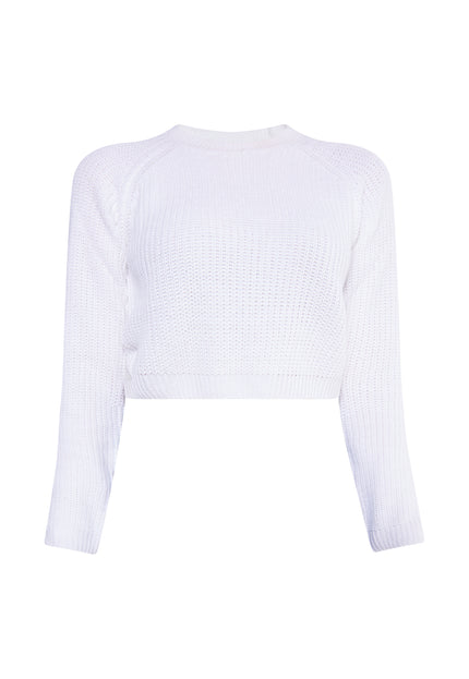 myMo Women's Knit Cropped Sweater