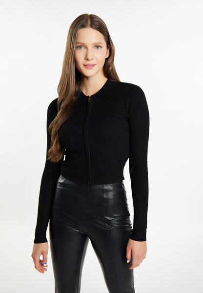 myMo women's cropped cardigan
