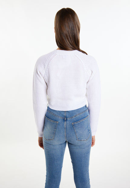 myMo Women's Knit Cropped Sweater