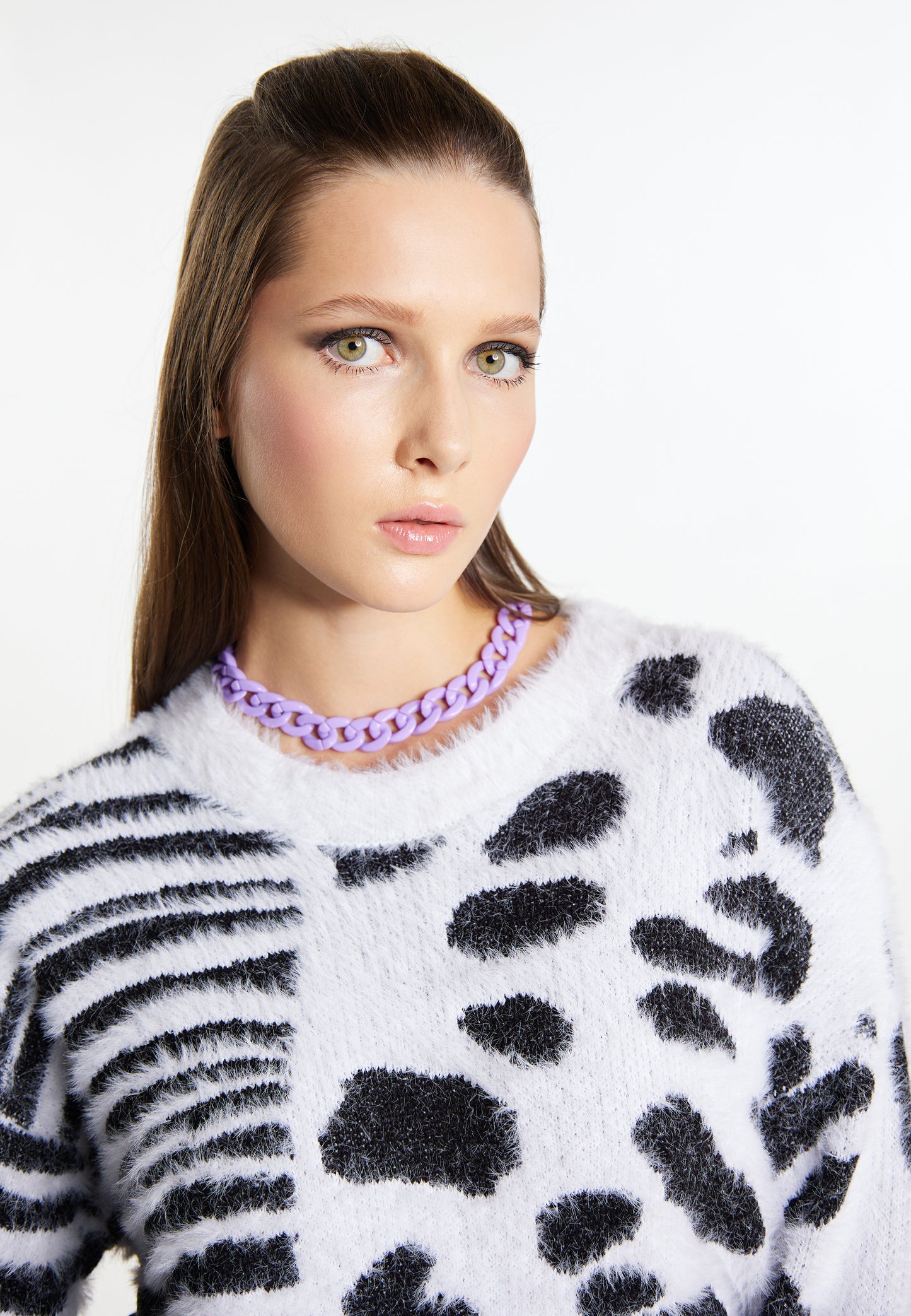 myMo ROCKS damski sweter z dzianiny