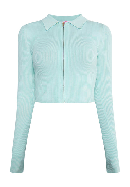 myMo women's cropped cardigan