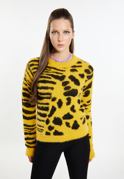 myMo ROCKS damski sweter z dzianiny