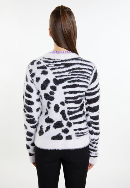 myMo ROCKS damski sweter z dzianiny