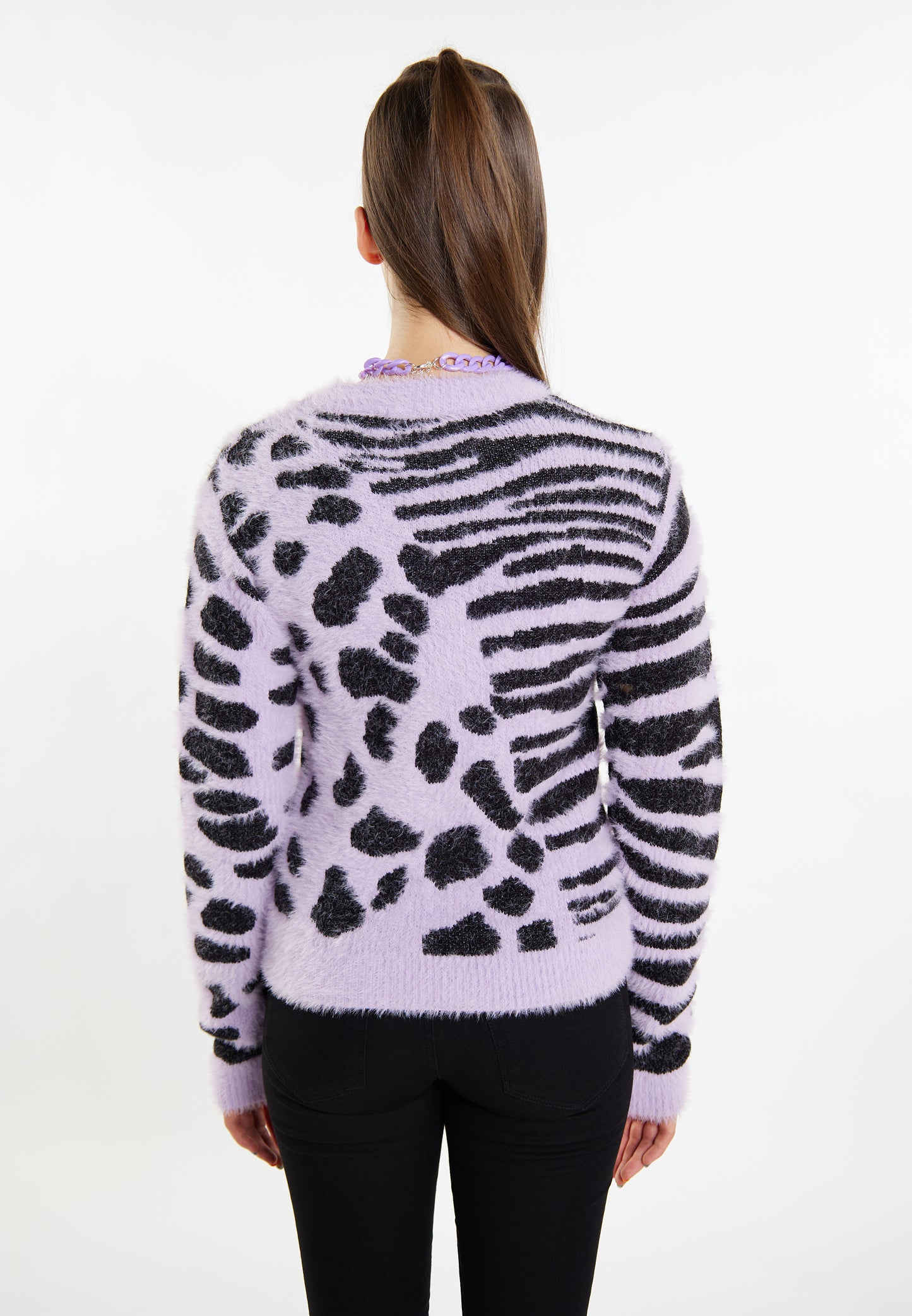 myMo ROCKS damski sweter z dzianiny