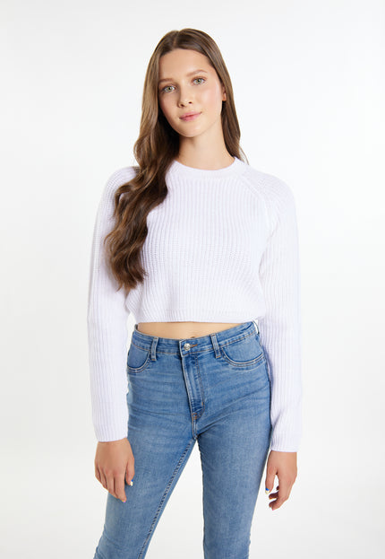 myMo Women's Knit Cropped Sweater