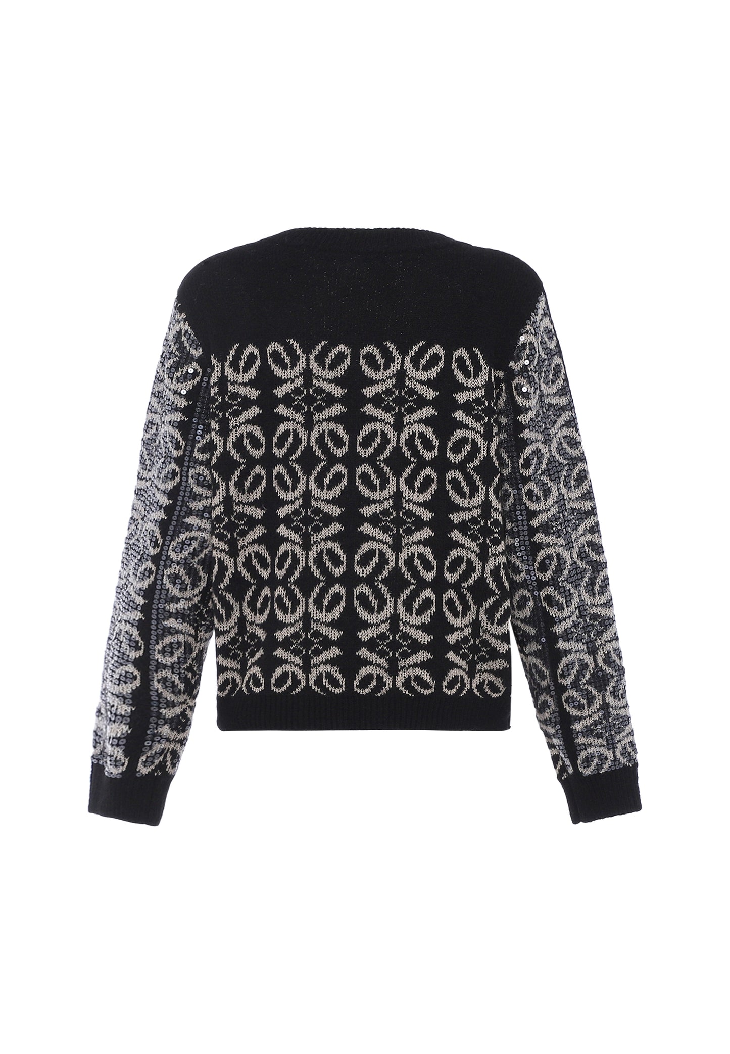 faina women's knitted sweater with sequin