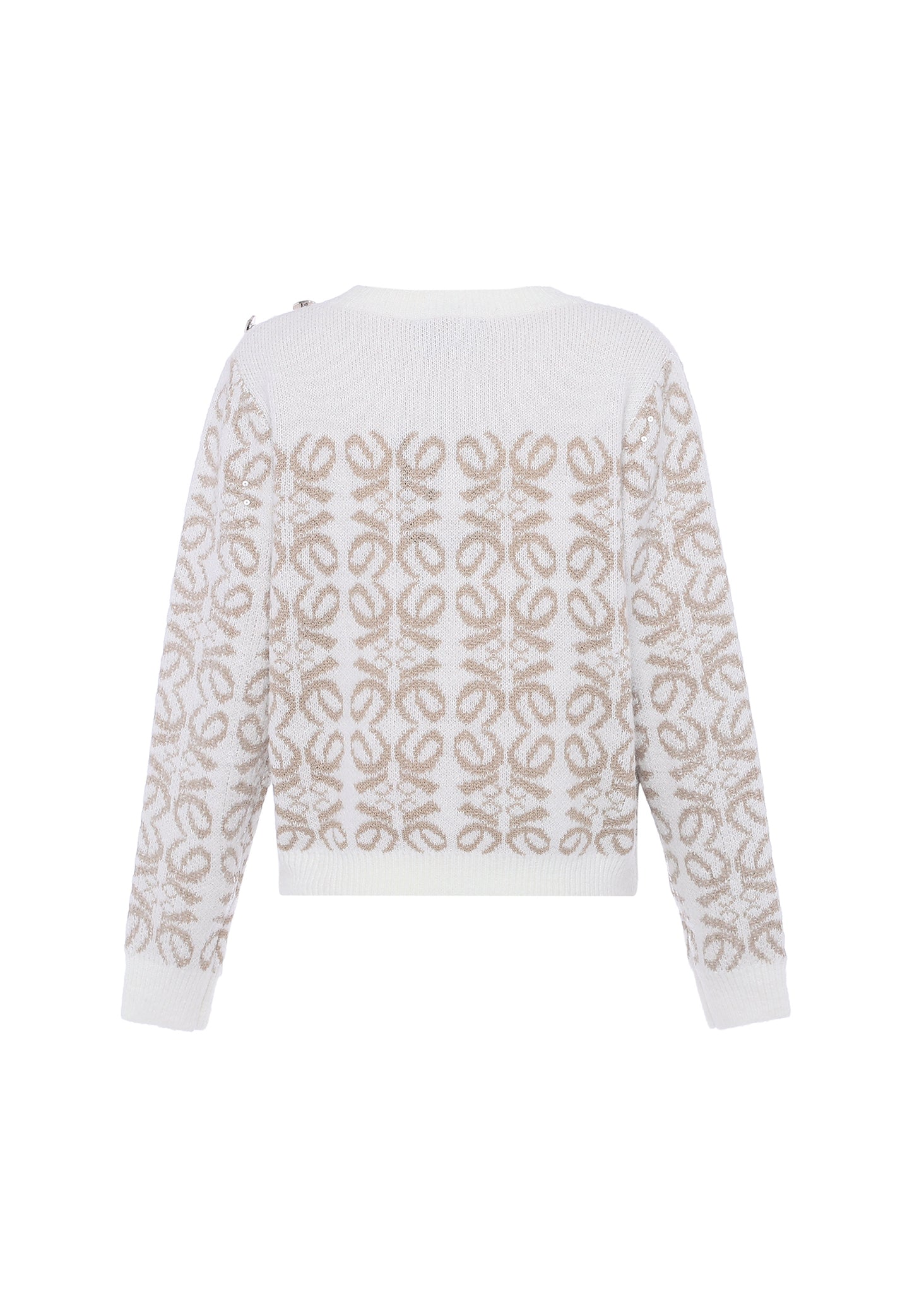 faina women's knitted sweater with sequin
