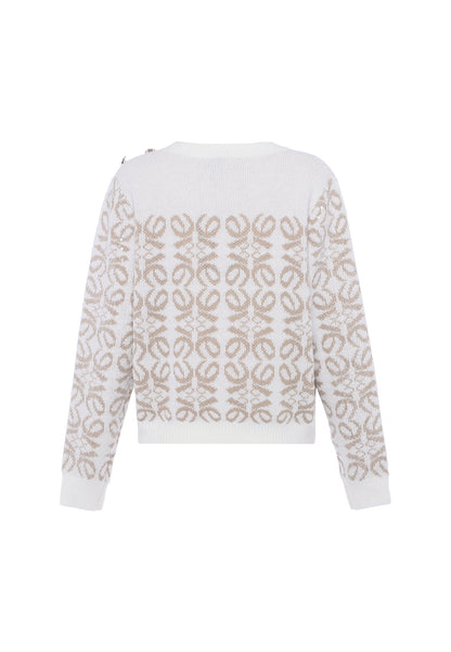 faina women's knitted sweater with sequin