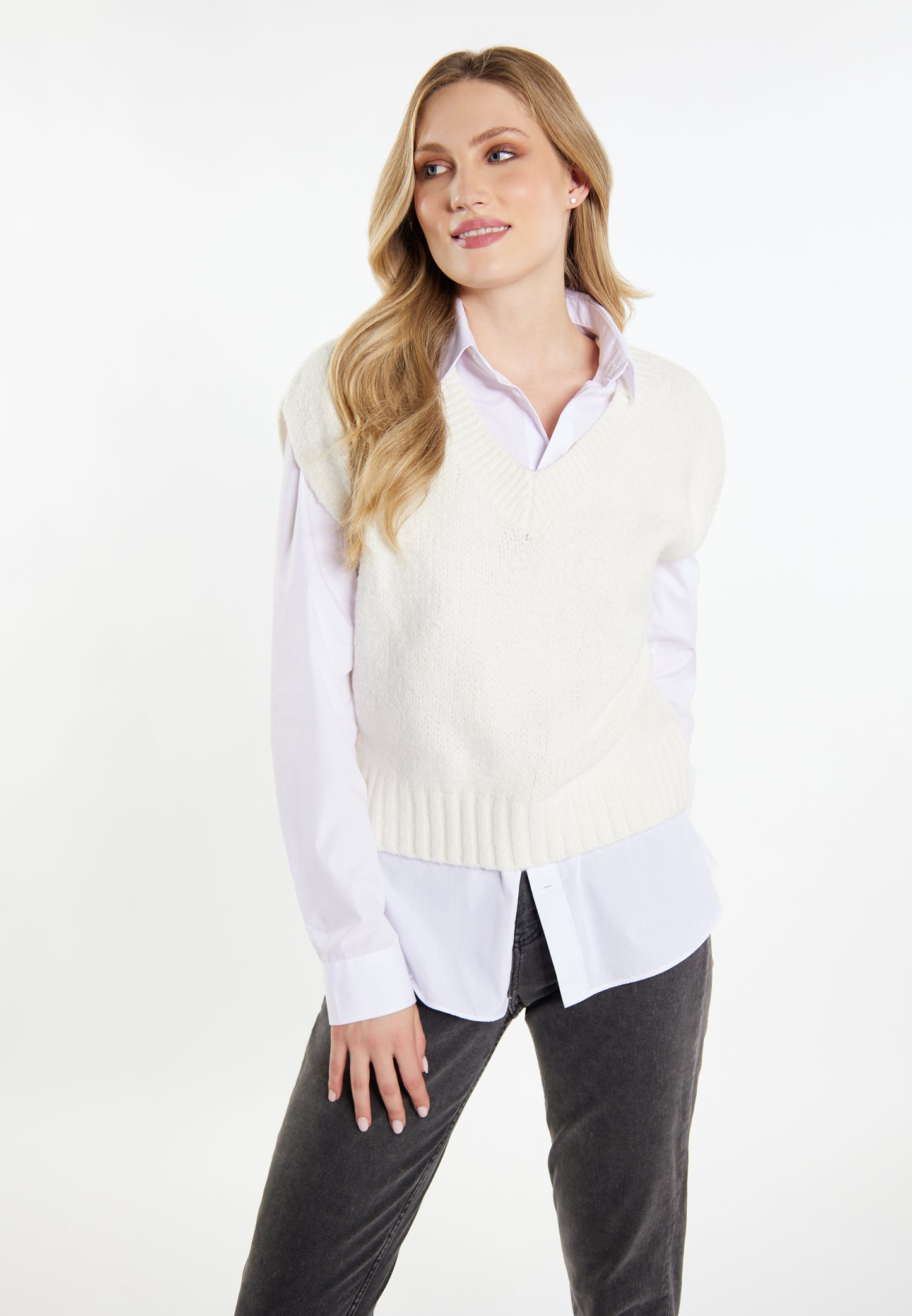 DreiMaster Vintage women's sweater + shopping bag set