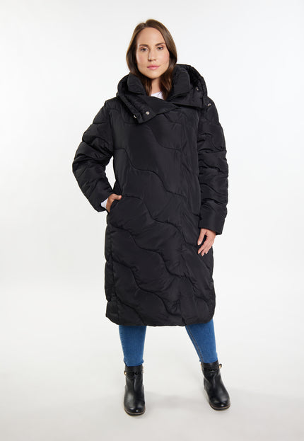 usha Women's Long Quilted Coat