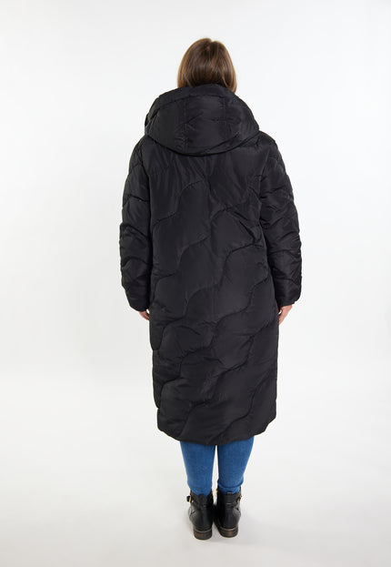 usha Women's Long Quilted Coat