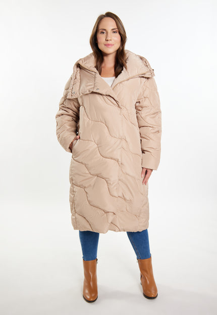 usha Women's Long Quilted Coat