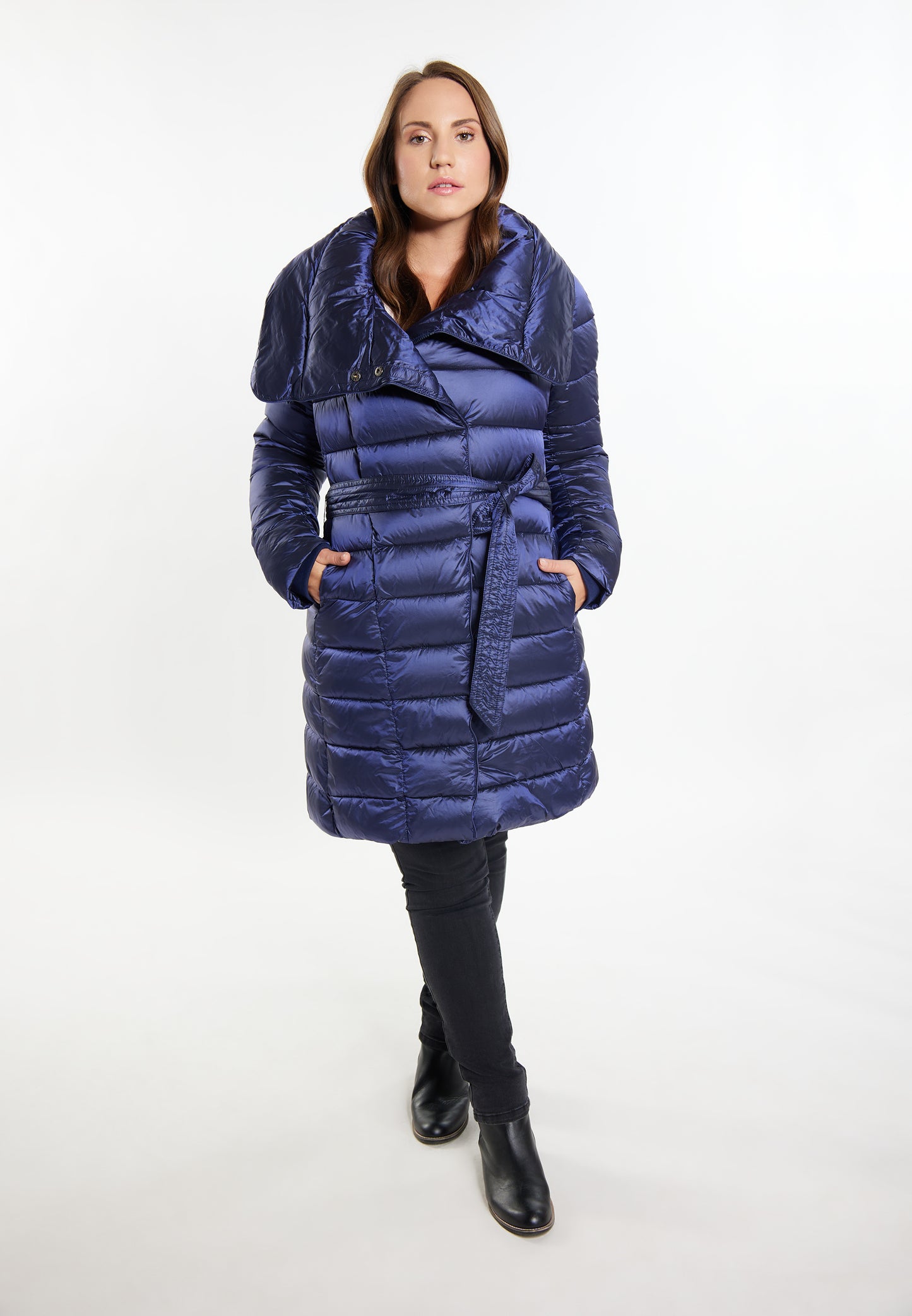 usha women's quilted coat